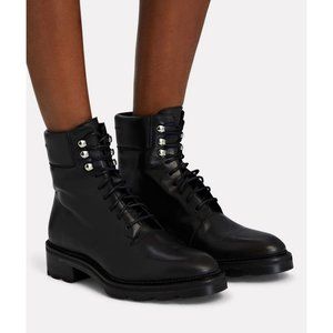 Alexander Wang Andy Hiker Leather Ankle Boots Black Size EU 41/ US 11